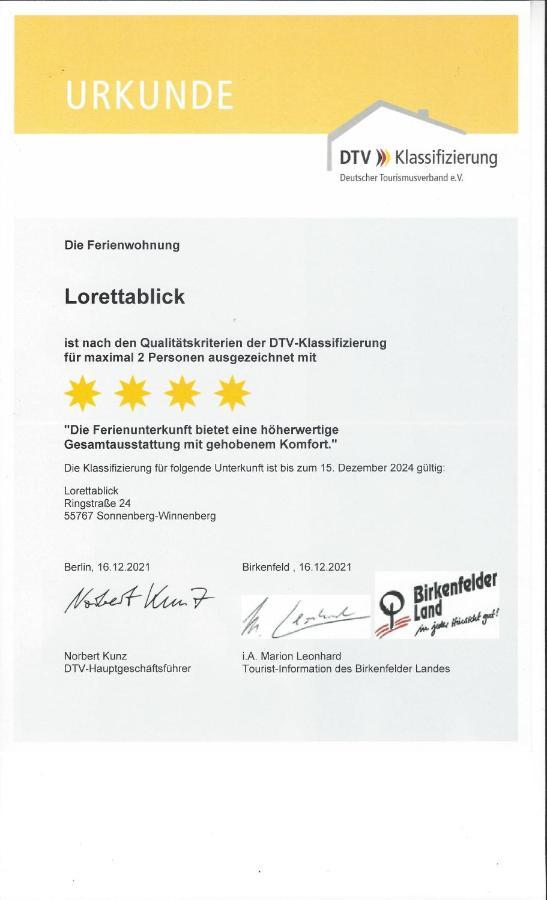 Lorettablick Sonnenberg-Winnenberg Extérieur photo